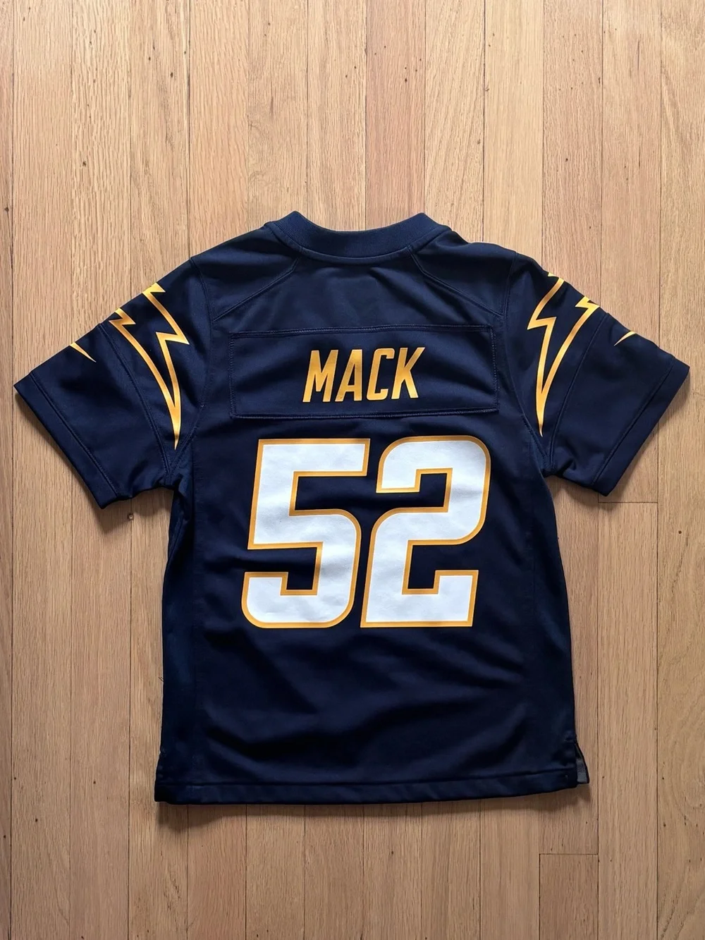 Nike NFL Kids Khalil Mack #52 Los Angeles Chargers Jersey, Navy Blue